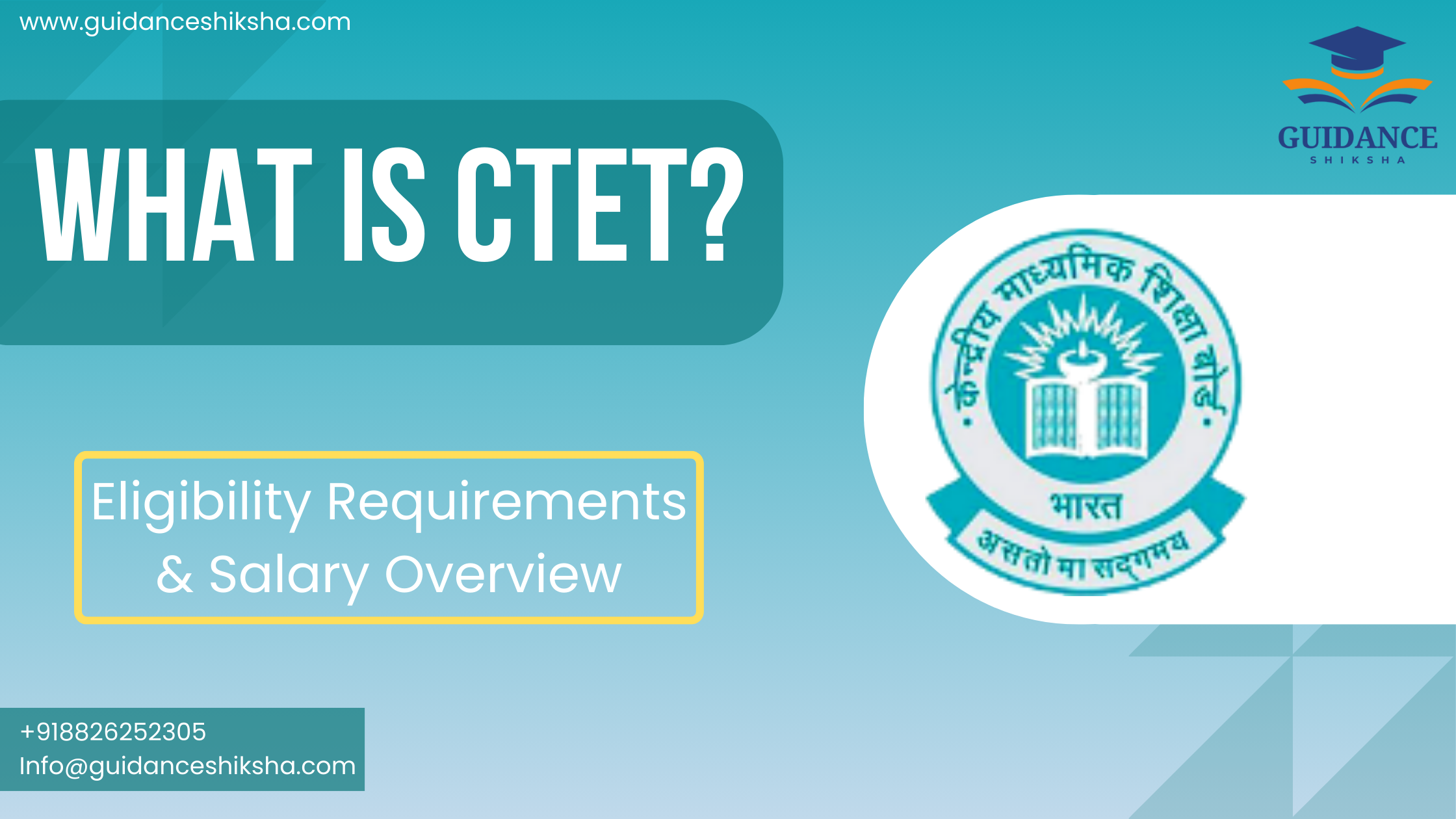 What is CTET and its Eligibility? What is CTET's Salary?